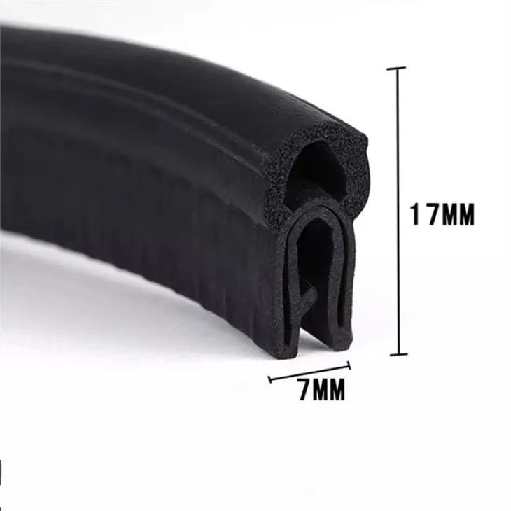 Automobile ceiling rubber sealing strip