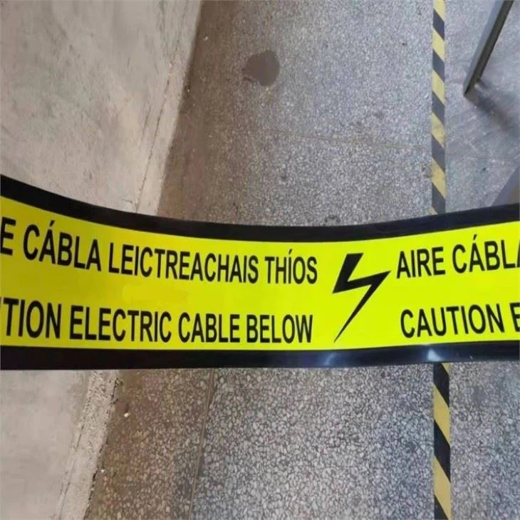 Fiber optic cable tracer protection tape